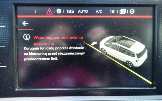 Citroen C4 SpaceTourer cena 79900 przebieg: 163736, rok produkcji 2020 z Mikołów małe 781